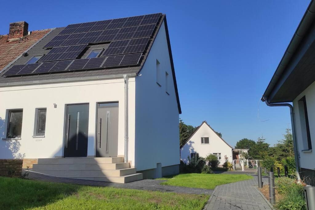 Storchennest - Ferienwohnung Am Storchenradweg Ketzur ภายนอก รูปภาพ